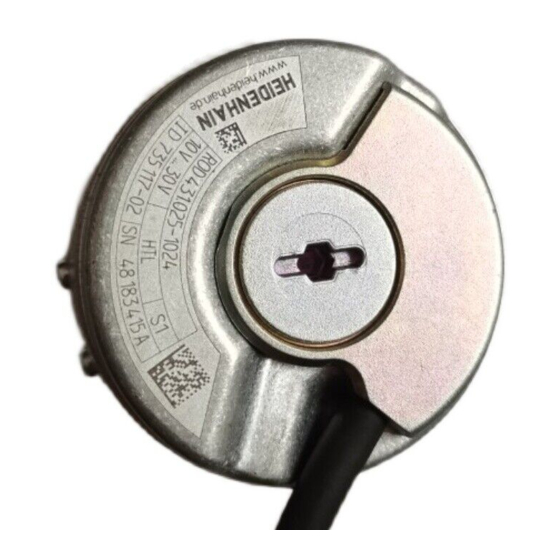 HEIDENHAIN ROD 431.025 Mounting Instructions