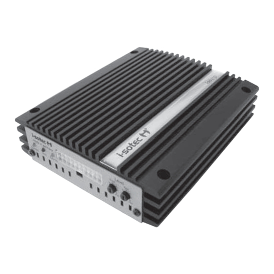 I-Sotec i-soamp-4 Quick Manual