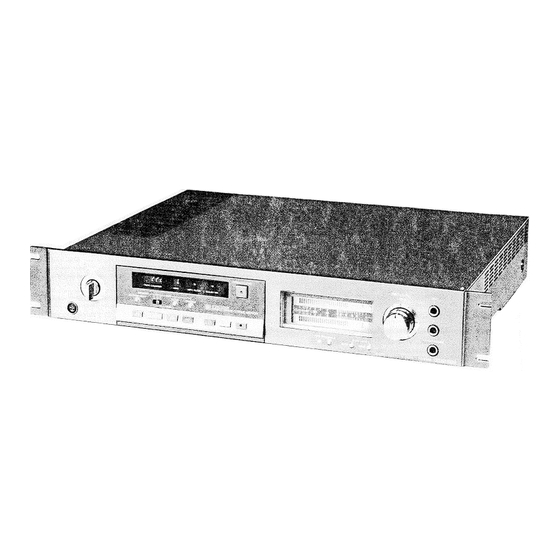 User Manuals: Sony TC-K88B Stereo Cassette Deck