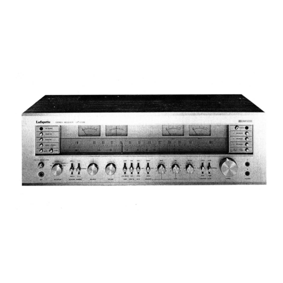 Lafayette LR-120DB Stereo Receiver Manuals