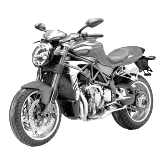 MV Agusta 2005 F4 BRUTALE 910 S Owner's Manual