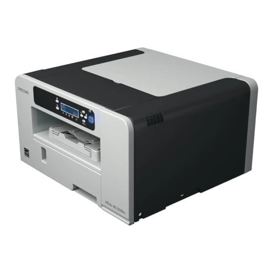 Ricoh SG Series Firmware Updates