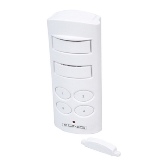 Konig Security SEC-ADW10 Instructions