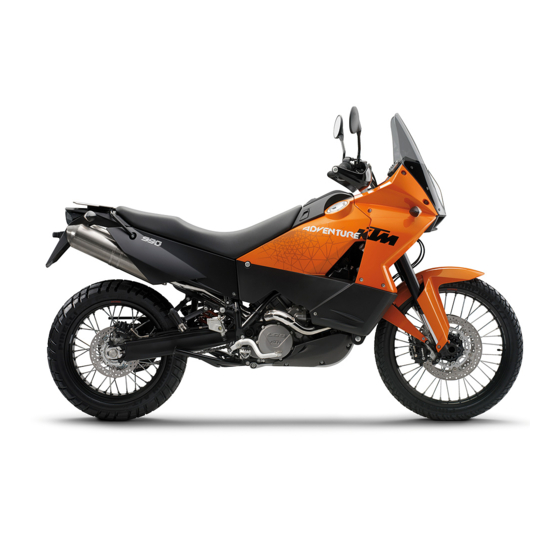 KTM 990 Adventure USA 2010 Owner's Manual