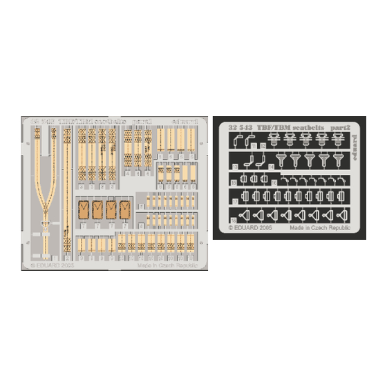 Eduard 32 543 Instruction Sheet