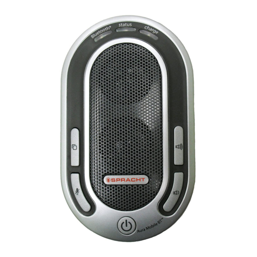Spracht Aura Mobile BT MCP-2014 Quick Start Manual