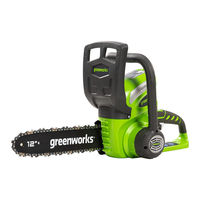 GreenWorks Tools G40CS30 Operator's Manual