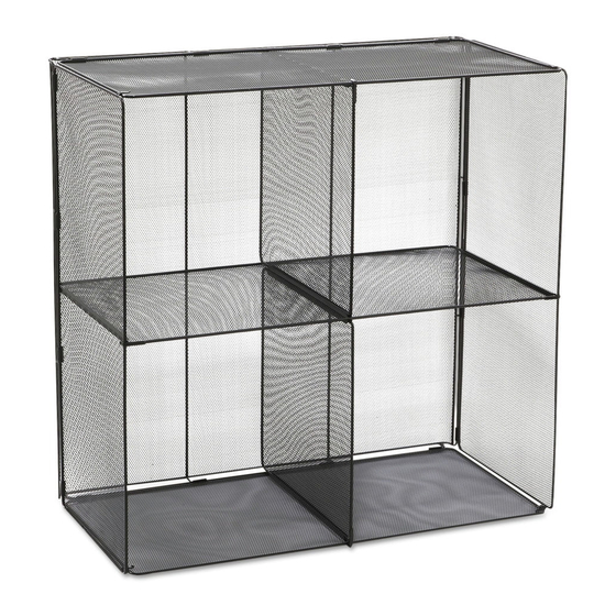 Safco Onyx Mesh Cubes Assembly Instructions