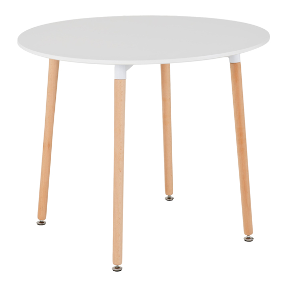 Seconique LINDON DINING TABLE Assembly Instructions Manual