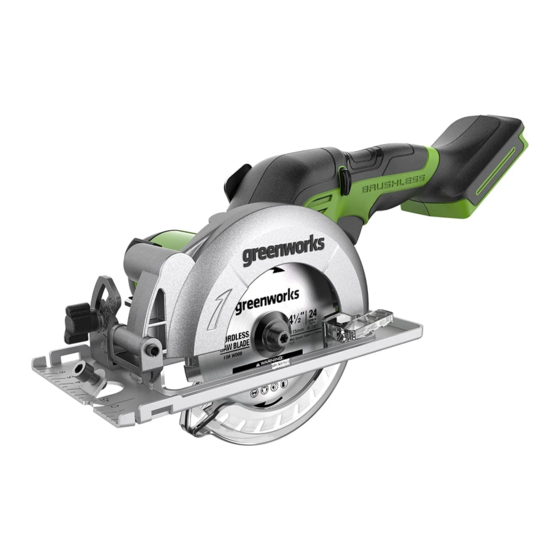 GreenWorks CRG401 Operator's Manual