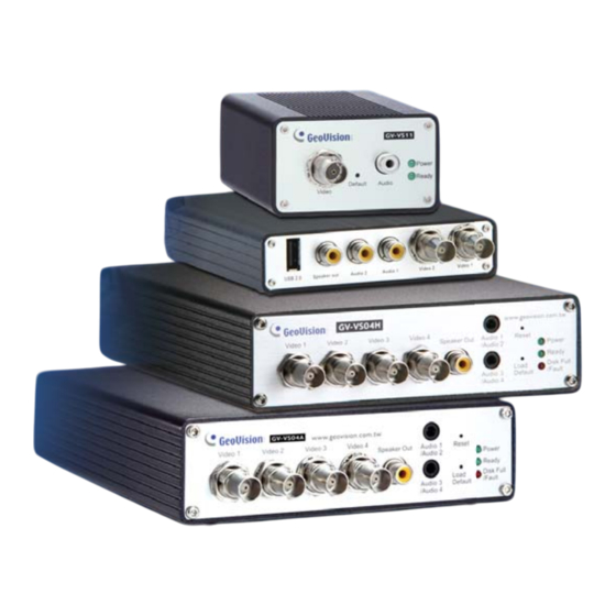 GeoVision GV-Video Server User Manual