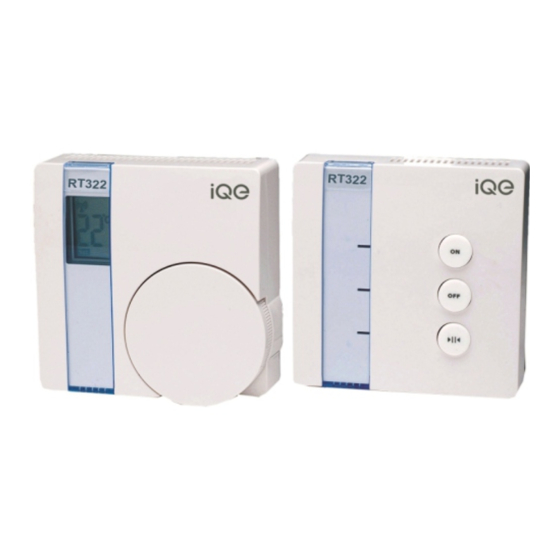 iQe RT322 User And Installation Instructions Manual