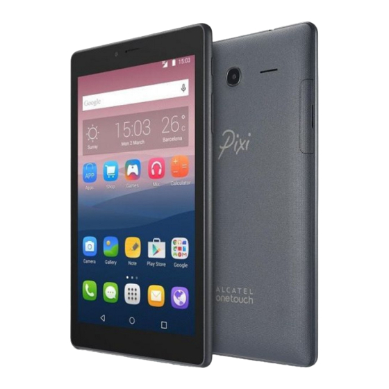 Alcatel PIXI 4 9003X Safety Information Manual