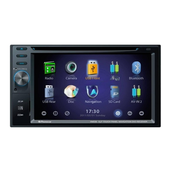 Phonocar VM 038 Instruction Manual