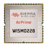Sierra Wireless WISMO228 Product Technical Specification & Customer Design Manuallines