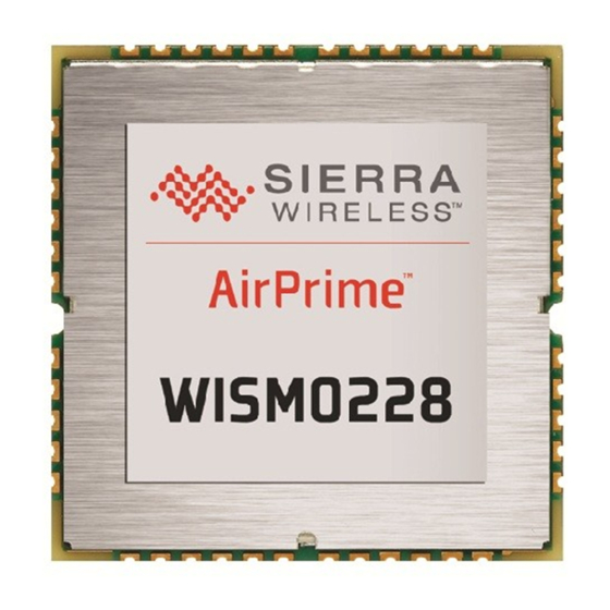 Sierra Wireless WISMO228 Manuals
