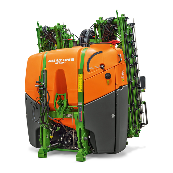Amazone UF 02 Series Operating Manual