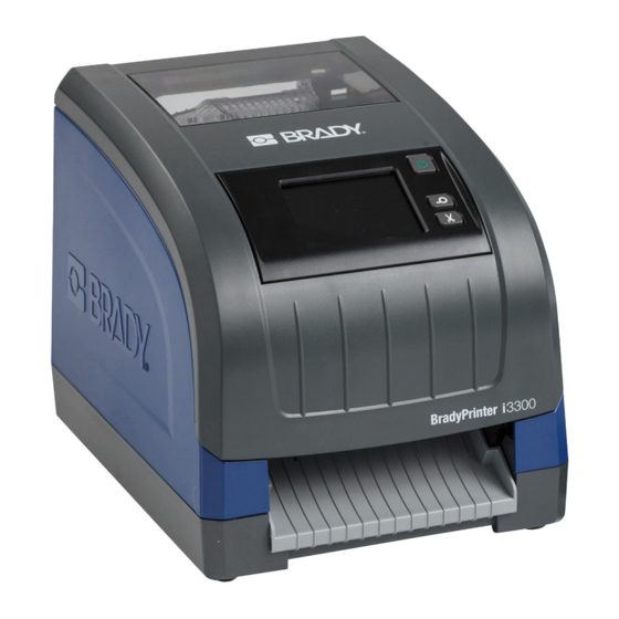User Manuals: Brady BradyPrinter i3300 Label Printer