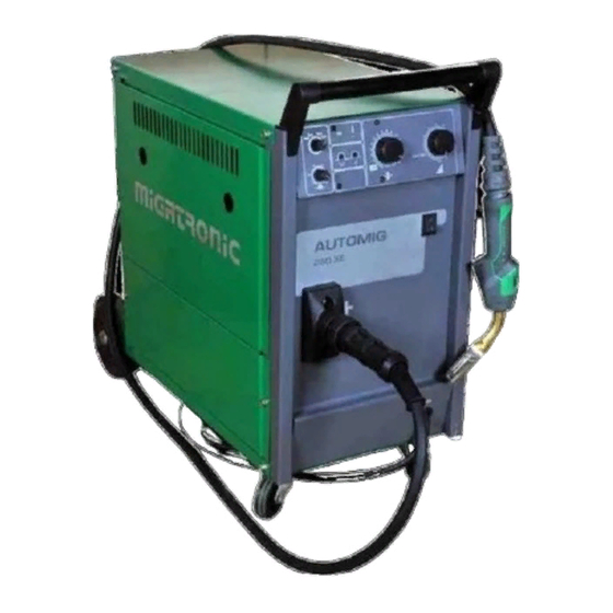 Migatronic AUTOMIG 250 XE Operating Manual