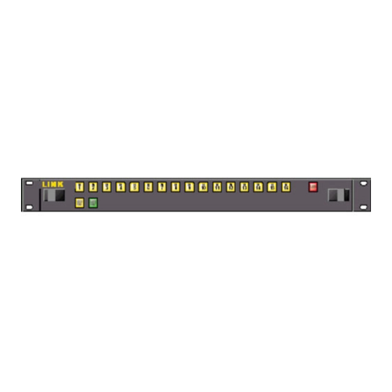 Link electronics 860-XL161C Specification Sheet