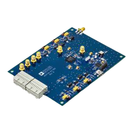Analog Devices AD9739-R2-EBZ Quick Start Manual