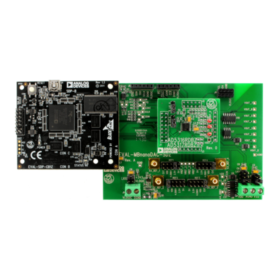 Analog Devices EVAL-AD5317RDBZ User Manual