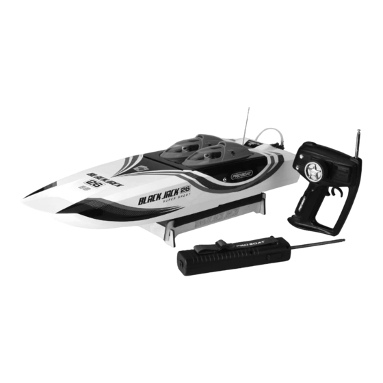 Horizon Hobby Pro Boat Blackjack 26 Super Sport Manuals