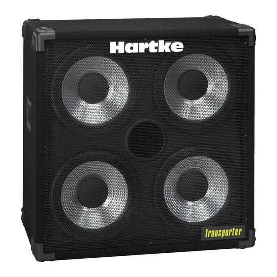 Hartke 410TP Owner's Manual