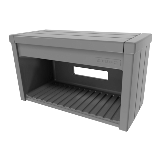 Step2 Lakewood Boot Bench Owner's Manual