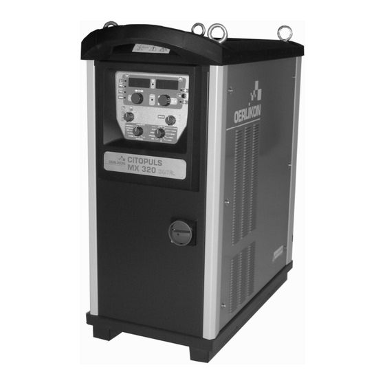 Air Liquide Oerlikon CITOPULS MXW 320 Use And Maintenance Manual