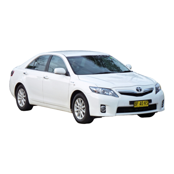 Toyota CAMRY HYBRID 2010 Quick Reference Manual