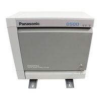 Panasonic TD500 User Manual
