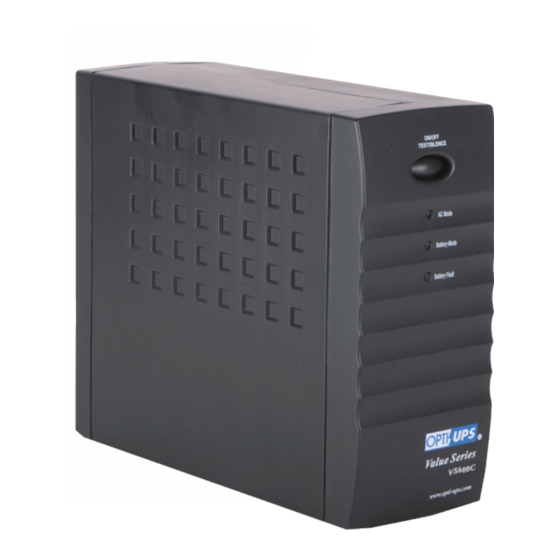 OPTI-UPS VS400C User Manual