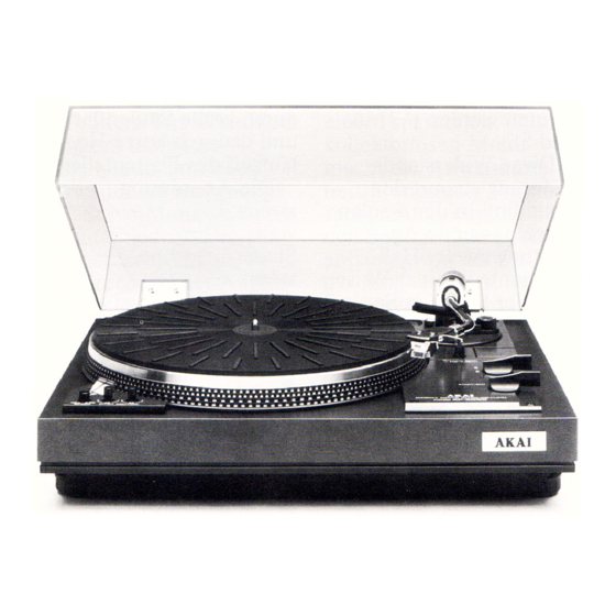 Akai AP-306 Service Manual