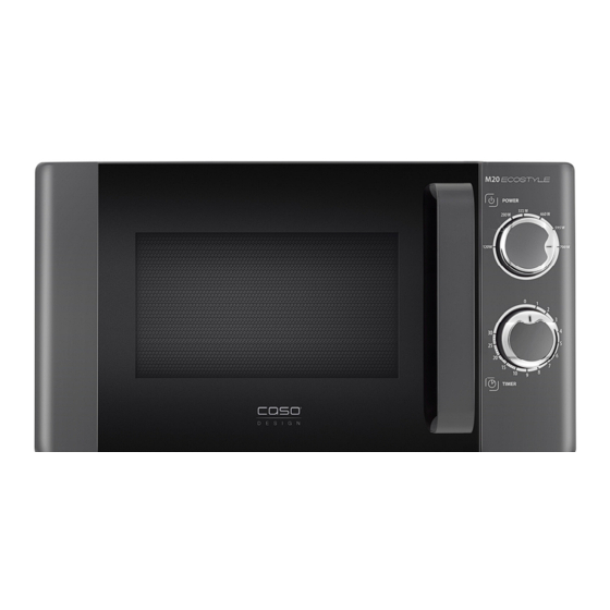 CASO DESIGN M20 Ecostyle Original Operating Manual