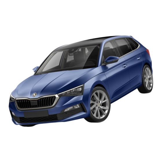 Skoda Scala 2019 Owner's Manual