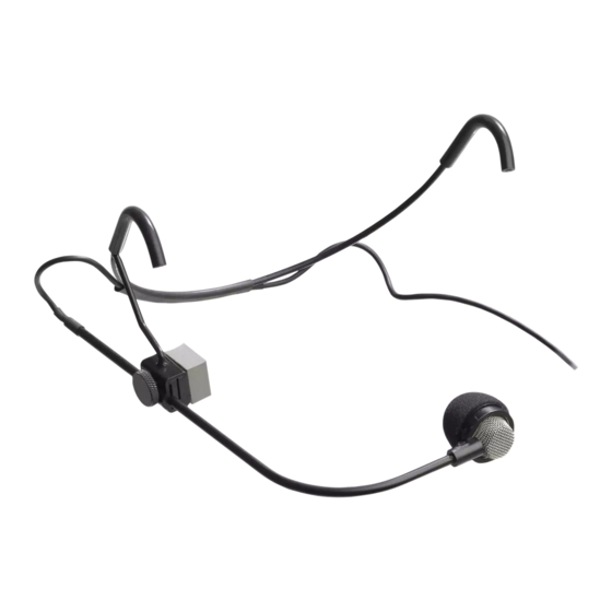 AKG CM-311A Quick Manual
