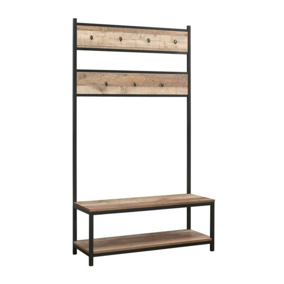 Birlea URBAN COAT RACK AND BENCH Assembly Instructions Manual