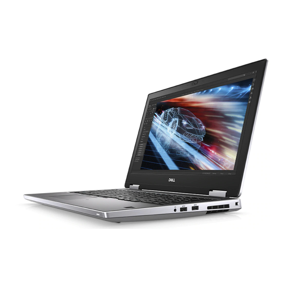 Dell Precision 7540 Setup And Specifications Manual