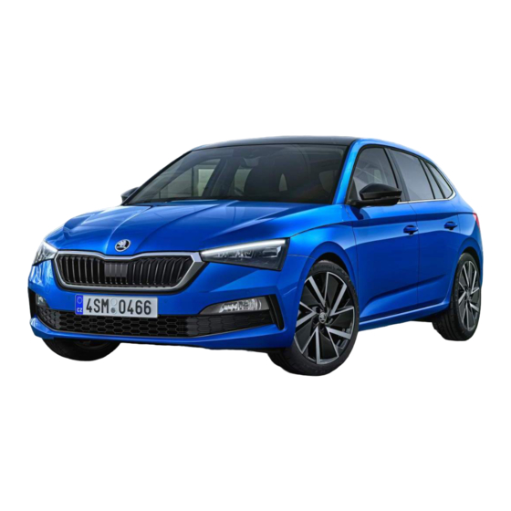 Skoda SCALA 2019 Owner's Manual