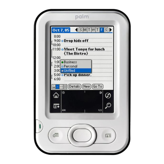 Palm Z22 Supplementary Manual