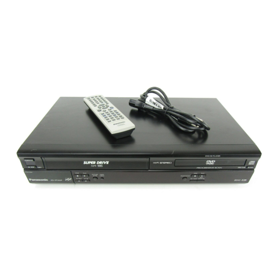 Panasonic AGVP300 - VCR/DVD COMBO Manuals