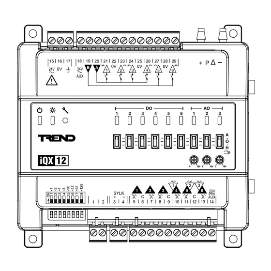 TREND IQX12 Installation Instructions Manual