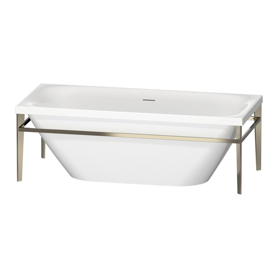 DURAVIT XViu 700443 Mounting Instructions