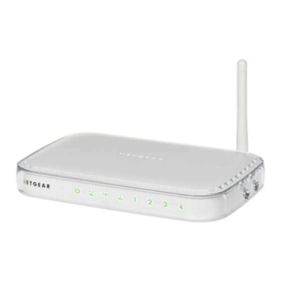 NETGEAR WGR614v10 - 54 Mbps Wireless Router Setup Manual