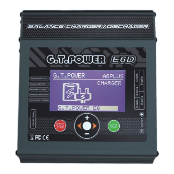 G.T.Power E6D Operating Instructions Manual