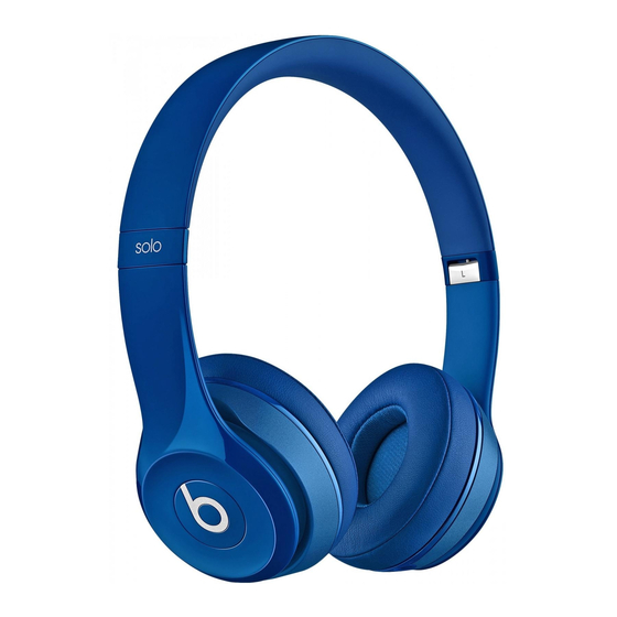 Beats SOLO2 Quick Start Manual