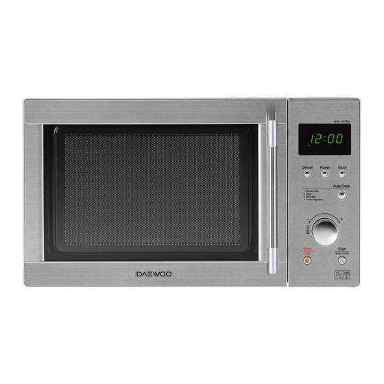 Daewoo KOR-6N7RS Operating Instructions & Cook Book