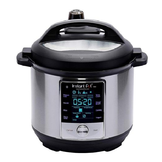 Instant Pot Max Series Quick Start Manual