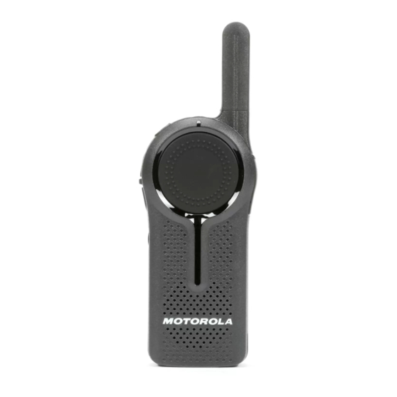 Motorola solutions DLR1060 Quick Reference Manual